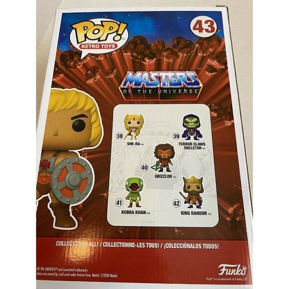 FUNKO POP HE-MAN MASTERS OF THE UNIVERSE #43 10" - Picture 4 of 6